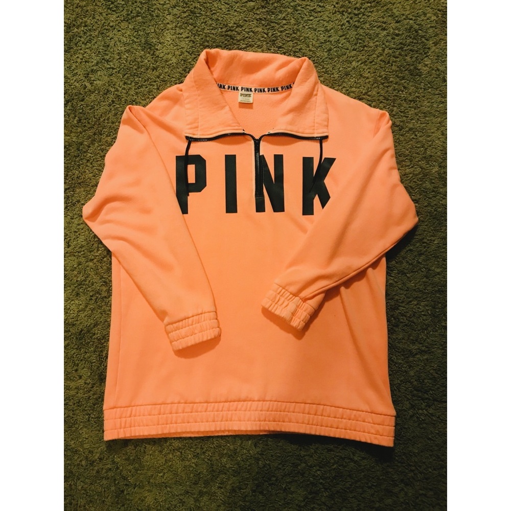 VS PINK Oversized half zip